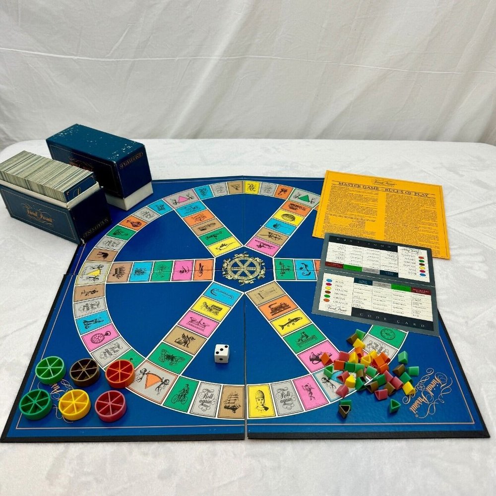 Vintage 1981 Trivial Pursuit Board Game Original Genus Edition 100% Complete